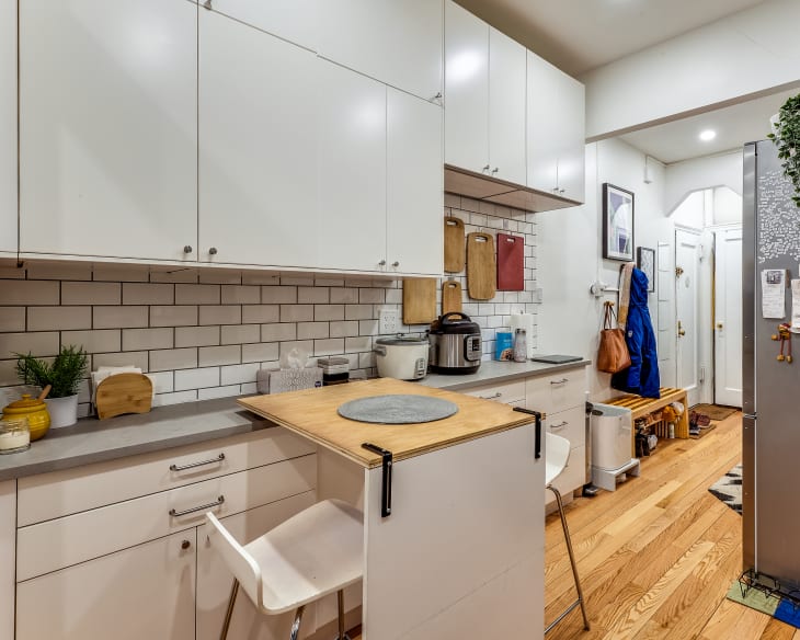 A Clever DIY to Add More Kitchen Storage Apartment Therapy